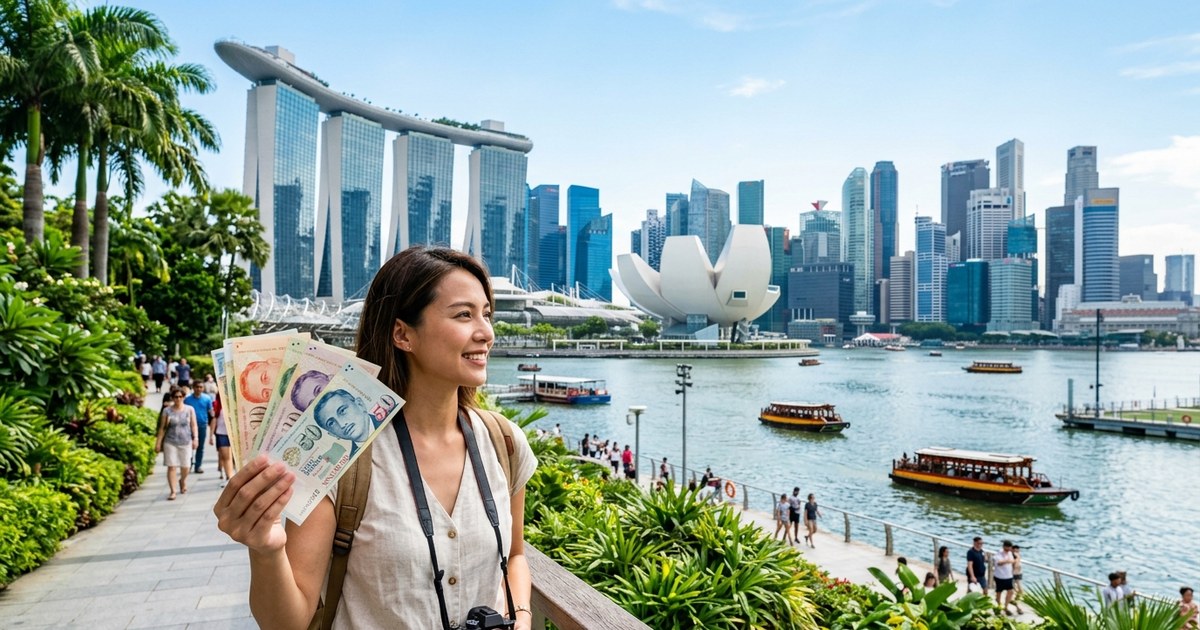 シンガポールの両替事情とカード決済!現金はいくら必要?チップやサービス料解説