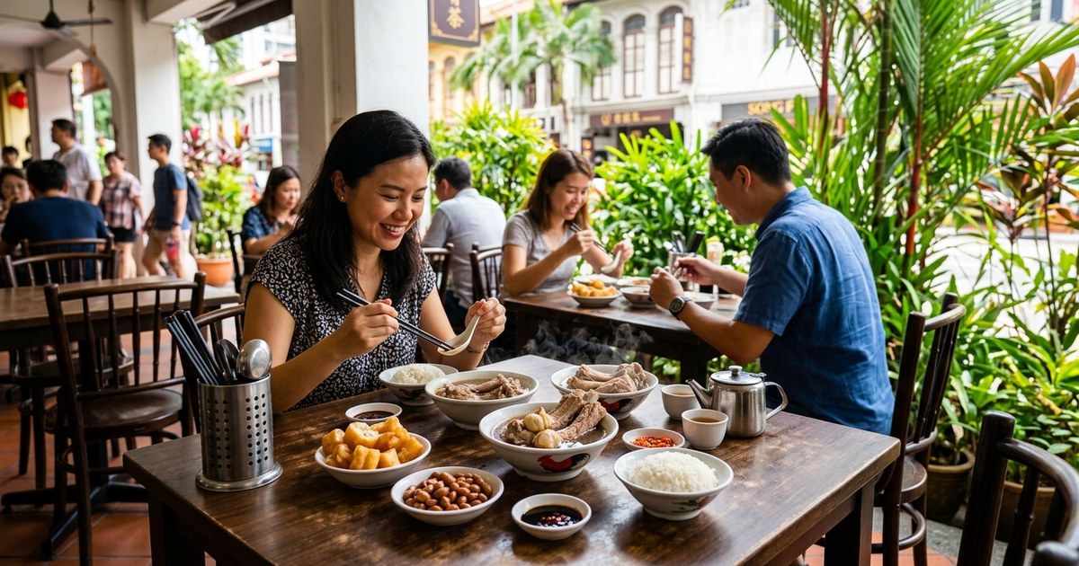 松發肉骨茶（ソンファ・バクテー）（Song Fa Bak Kut Teh）の頼み方解説！スープお代わり自由の活用法