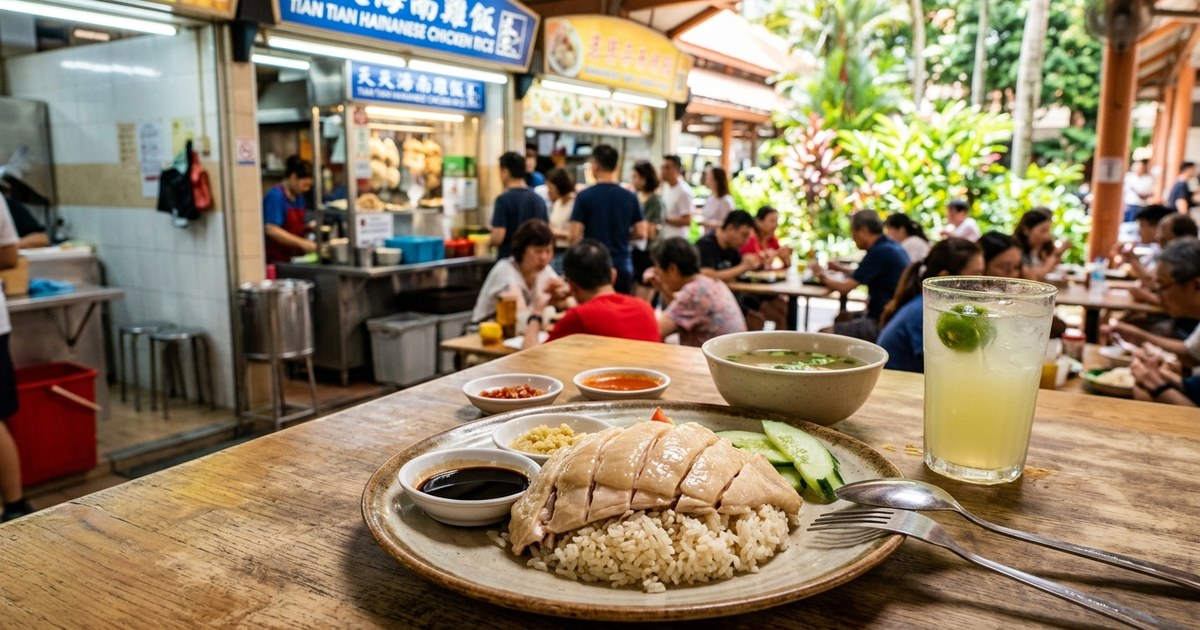 マックスウェル・フードセンター(Maxwell Food Centre)の名物チキンライスと絶品ホーカー飯