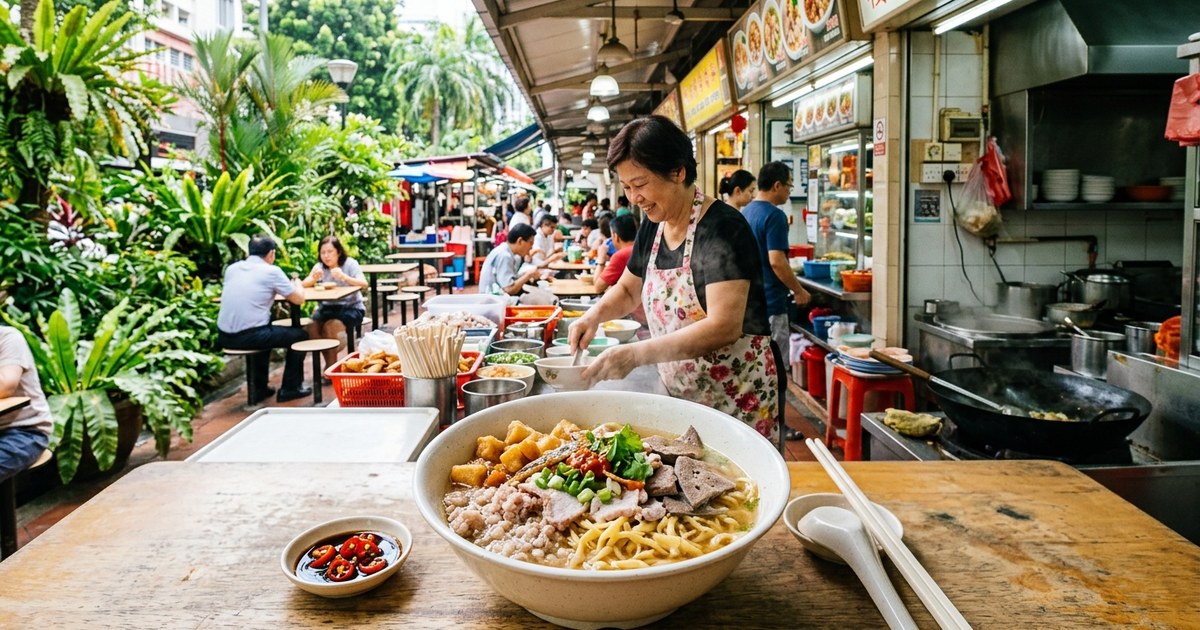 ヒルストリート・タイホア・ポークヌードル(Hill Street Tai Hwa Pork Noodle)絶品ミシュラン麺の注文法